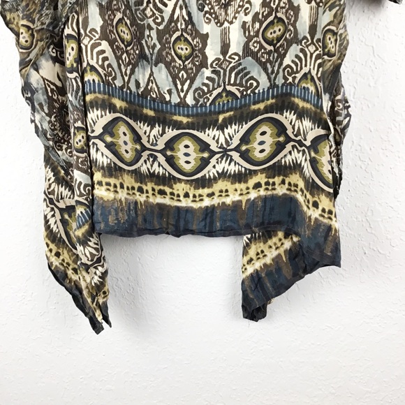 SW3 Bespoke Cold Shoulder Silk Top - Picture 4 of 6